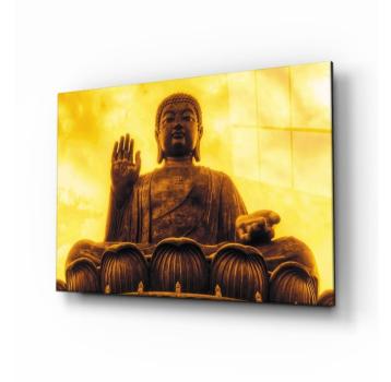 Buddha Art Design rectangular special Glass Picture!